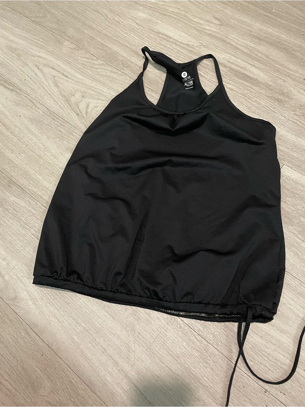 Athletic Black Racerback Tank Top - Brand: unknown